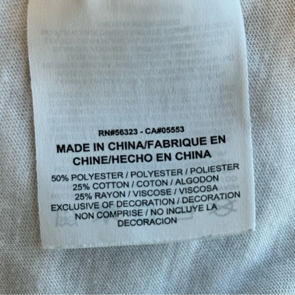 Nike White and Blue Logo Long Sleeve Top
